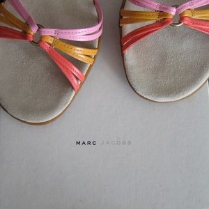 NWOT Vintage Marc Jacobs multi-colored kitten heels, size 8